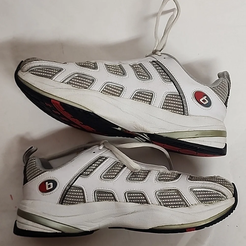 Spring Boost b-Fit Dorsi-4 Science White & Gray Walking Running Shoes 8.5